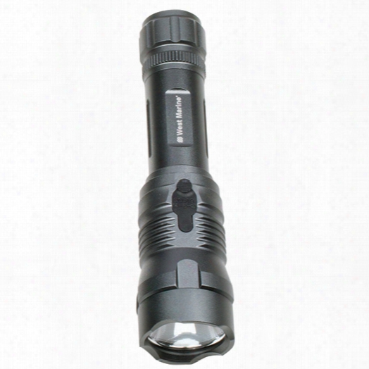 West Marine Tactical Led 350-lumen Rechargeable Flashlight