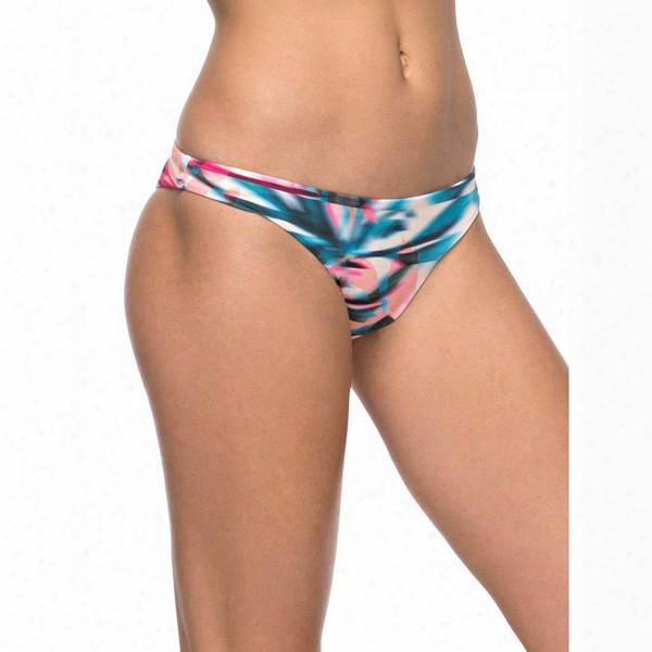 Women's Keep It Roxy Surfer Hipster Bikini Bottoms Pale Dogwood Cuban Corn - Size - Small