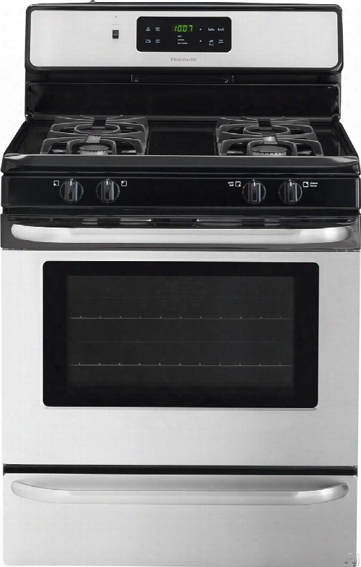 Frigidaire Ffgf3024r 30 Inch Freestanding Gas Range With Even Bake Oven, Storage Drawer, Self-clean And 4 Sealed Burners