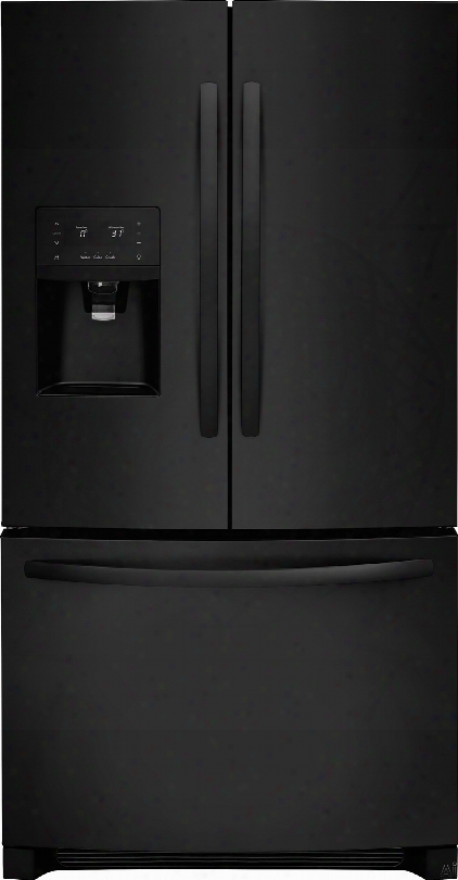 Frigidaire Ffhb2750te 36 Inch French Door Refrigerator With Puresource Ultraii Filtration, Adjustable Interior Storage, Multi-level Led Lighting, Even Temp␞, Dual Ice Ready, Store-more␞ Shelves And 26.8 Cu. Ft. Capacity: Ebony