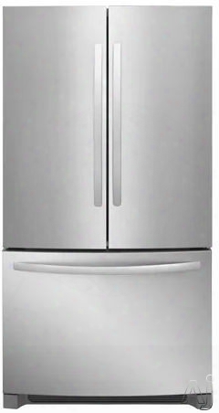 Frigidaire Ffhn2750ts 36 Inch French Door Refrigerator With Effortless␞ Glide, Store-more␞ Shelves, Cool Zone␞ Drawer, Puresource Ultra Ii, Adjustable Interior Storage, Store-more␞ Bins, Led Lighting, 27.6 Cu. Ft. Capacity, Sta