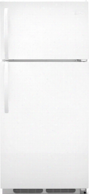 Frigidaire Ffht1621qw 28 Inch Top-freezer Refrigerator With Energy Star, Store-more Bin, Humidity-controlled Crispers, Dairy Bin, Ada Compliant, Optional Ice Maker, Reversible Door And 16.3 Cu. Ft. Capacity: White