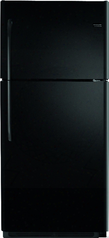 Frigidaire Ffht2021qb 30 Inch Top-freezer Refrigerator With 20 Cu. Ft. Capacity, Sliding Glass Shelvnig, Gallon Door Storage, Humidity-controlled Crisper Drawers, Deli Drawer, Optional Ice Maker And Energy Star: Black