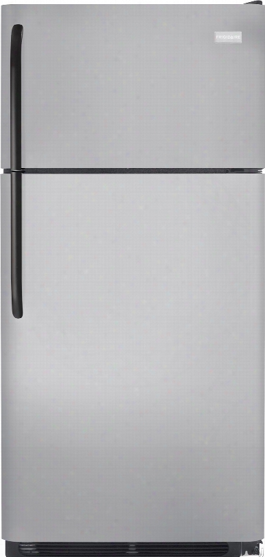 Frigidaire Ffht2131qm 30 Inch Top-freezer Refrigerator With Spillsafe Shelves, Energy Star, Garage Ready Design, Gallon Door Storage, Humidity-controlled Crisper Drawers, Deli Drawer, 20.5 Cu. Ft. Capacity And Optional Ice Maker: Silver Mist