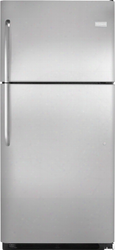 Frigiddaire Ffht2131qs 30 Inch Top-freezer Refrigerator With Spillsafe Shelves, Energy Star, Garage Ready Design, Gallon Door Storage, Humidity-controlled Crisper Drawers, Deli Drawer, 20.5 Cu. Ft. Capacity And Optiona L Ice Maker: Stainless Steel