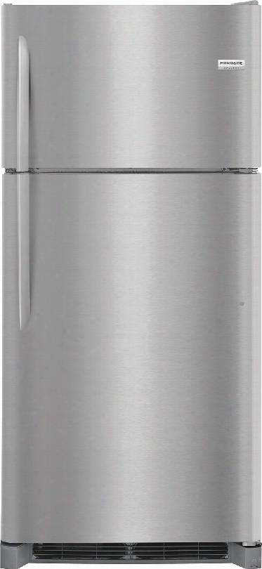 Frigidaire Fgtr1842tf 30 Inch Top Freezer Refrigerator With Custom-flex␞ Door, Spillsafe Shelves, Led Lighting, Smudge Proof, Humidity-controlled Crispers, Full-width Deli Drawer, 18.0 Cu. Ft. Capacity And Ada Compliant: Stainless Steel