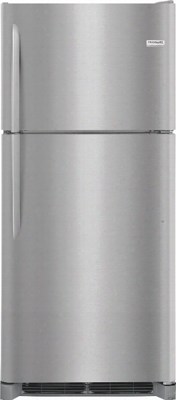 Frigidaire Fgtr2042tf 30 Inch Freestanding Top Mount Refrigerator With Spacewise Organization System, Custom-flex␞ Bins, Led Lighting, Spillsafe Shelves, Crisper Drawers, Full-width Deli Drawer And 20.3 Cu. Ft. Capacity: Stainless Steel