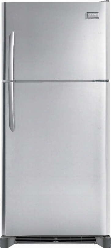 Frigidaire Gallery Series Fghi2164q 30 Inch Top-freezer Refrigerator  With 20.5 Cu. Ft. Capacity, Sliding Spillsafe Glass Shelves, Store-more Door With Gallon Storage, Custom-flex Door, Led Lighting, Energy Star Qualification And Ice Maker