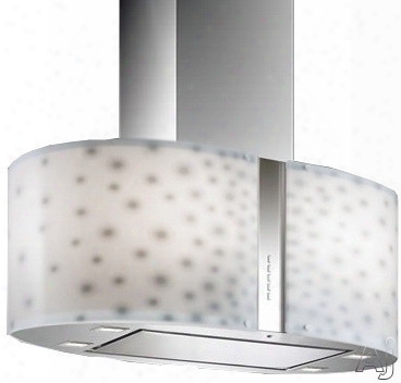 Futuro Futuro Murano Orion Collection Is34murorion Island Mount Chimney Range Hood With 940 Cfm Internal Blower, 4-speed Whisper-quiet Fan, Halogen Lighting, Temperedd Glass Panel And Convertible To Recirculation: 34-inch Width