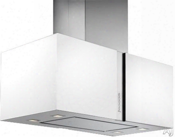 Futuro Futuro Murano Snow Collection Is34mursnowled Island Mount Chimney Range Hood With 940 Cfm Internal Blower, 4-speed Elecontric Control, 4-ultra Bright Led Lights, Tempered Glass Panel And Convertibl Eto Recirculation