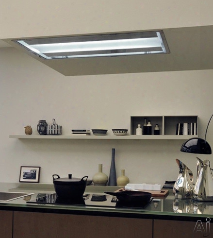 Futuro Futur Oskylight Series Is38skylight 38 Inch Ceiling/soffit Mount Range Hood  With 940 Cfm Whisper-quiet Internal Blowers, Eco-friendly Fluorescent Lighting, Delayed Shut-off Feature And Wireless Remote Control Included