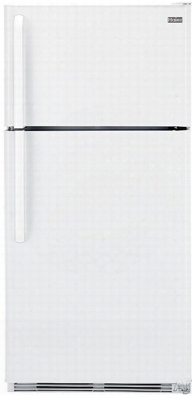 Haier Hrt21r2app 31 Inch Top Freezer Refrigerator With 20.6 Cu. Ft. Capacity, Adjustable Spill-proof Shelves, Humidity Controlled Crisper Drawers, Gallon Door Storage And Frost-free O Peration: White