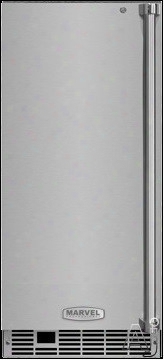 Marvel Professional Series Mp15cpx2 15 Inch Counterdepth Clear Ice Maker With 39.83 Lbs. Daily Ice Rpoduction, 35 Lbs. Storage Capacity, Factory Installed Pump, Sapphire Illuminice Led Lighting, Close Door Assist System, Ultra-quiet Operation And Intuit T