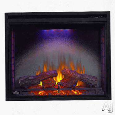 Napoleon Ascent Series Nefb33h 33 Inch Indoor Electric Fireplace With 9,000 Btu Heating Power, Ultra Bright Led, Night Light, 3 Lfame Color Options And Remote Control