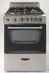 Avanti GR2416CSS 24 Inch Freestanding Gas Range with 4 Sealed Burners, 2 Oven Racks, Bake, Broil, Glass Door, Interior Light, Broiling Grid and Tray, Storage Drawer, Integrated Backsplash and ADA Compliant: Stainless Steel