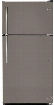 GE GTS21FMKES 31 Inch Top-Freezer Refrigerator with Spillproof Glass Shelving, Gallon Door Storage, Dairy Bin, Two Crisper Drawers, Ice Maker Optional, LED Interior Lighting and Spillproof Freezer Floor: Slate