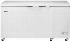 Haier HFC1504ACW 60 1/2 Inch Chest Freezer with 14.5 Cu. Ft. Capacity, 2 Removable Baskets, Casters, Interior LED Lighting, Security Lock, High Temperature Indicator Light, Power On Indicator Light, Manual Defrost with Easy Access Defrost Drain and Space-