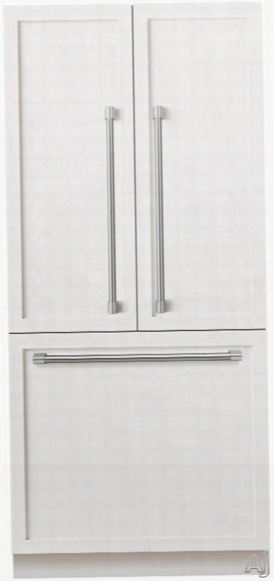 Dcs Activesmart Series Rs36a80jc1 36 Inch Built-in Panel Ready French Door Refrigerator With Activesmart␞ Technology, Ice Boost, Bottle Chill, Ice Maker, Fast Freeze, Led Lighting, 16.8 Cu. Ft. Capacity, Sabbath Mode And Energy Star Rated