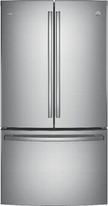 Ge Profile Pwe23kk 36 Inch Counter Depth French Door Refrigerator With Twinchill␞, Turbo Cool, Turbo Freeze, Ice Maker, Internal Water Dispenser, Advanced Water Filtration, Temperature Controlled Drawer, Led Lighting, Quick Space Shelf And Energy St