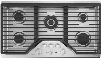 GE Profile PGP9036SLSS 36 Inch Gas Cooktop with Control Lock Capability, Tri-ring Burner, Continuous Grates, LED Backlit Knobs and Precise Simmer Burner