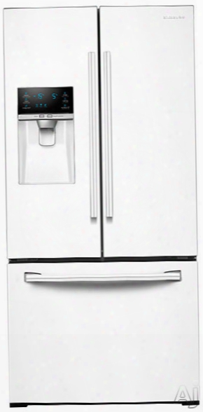 Samsung Rf26j7500ww 33 Inch French Door Refrigerator With Twincooling Plus␞, Coolselect Pantry␞, Ez-open␞ Handle, Power Freeze/power Cool, Adjustable Shelf, Ice Master, Led Lighting, Ice And Water Dispenser, 25.5 Cu. F T. Capwcity And Ene