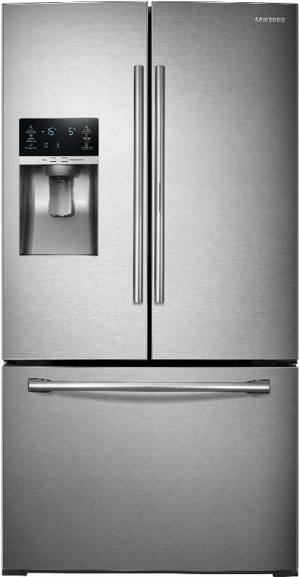 Samsung Rf28hded 36 Inch French Door Refrigerator With Showcase Door, Coolselect Pantry␞, Twin Cooling Plus␞, 27.8 Cu. Ft. Capacity, Spillproof Shelves, Metal Cooling, Humidity Controlled Crisper Drawers, Ice And Water Dispenser And Energy Sta