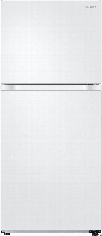 Samsung Rt18m6213ww 29 Inch Freestanding Top Mount Refrigerator With Flexzone␞, Twin Cooling Plus␞, Slide & Reach Pantry, Led Lighting, Reversible Door, 18 Cu. Ft. Capacity, Energy Star Rated And Star-k Certified: White