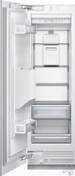 Thermador Freedom Collection T24id800lp 24 Inch Built-in Full Freezer Column With 12 Cu. Ft. Capacity, External Ice/water Dispenser, Led Sidewall Theater Lighting, Full Extension Drawers, Sabbath Mode, Star-k Certified, Energy Star Rated And Accepts Custo