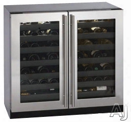 U-line 3000 Series U3036wcwc 36 Inch Built-in Wine Storage With 62 Bottle Capacity, Led Theater Lighting, Dual Zone Temperature Control, Flexible Storage, Star-k Certified Sabbath Mode And U-select Controls