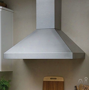 Vent-a-hood Euroline Series Pdh14 Wall Mount Range Hood With Internal Blower, Exclusive Fire Safe Design And 2-level Halogen Lighting