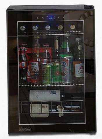 El20gmbc 17" 20 Bottle Wine And Beverage Cooler With Touch Screen Control Panel Glass Door With Recessed Handle Control Panel Safety Lock Interior Lighting