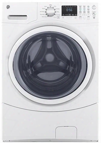 Gfw430ssmww 27" Front Load Washer  With 4.5 Cu. Ft. Capacity Delay Wash Fabric Softener Led Electronic Contrlo Leveling Leg And Quick Wash In