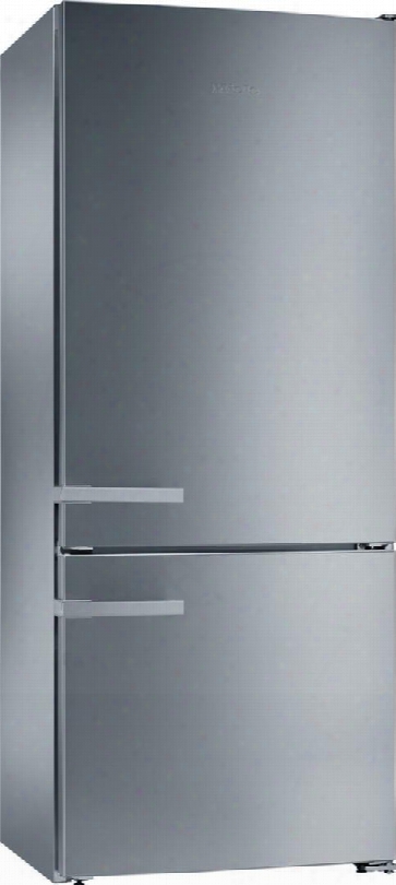 Kfn15943de 30" Freestanding Bottom Freezer Refrigerator With 16 Cu. Ft. Total Capacity Led Lighting Door Alarm Sabbath Mode And Ice Maker In Cleantouch