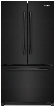 Whirlpool WRF535SWBB 36 Inch French Door Refrigerator with 24.8 cu. ft. Capacity, 4 Frameless Glass Shelves, Gallon Door Storage, Humidity Controlled Crispers, Accu-Chill Temperature Management System, LED Lighting, ENERGY STAR and Interior Water Dispense