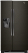 Whirlpool WRS325SDHV 36 Inch Side-by-Side Refrigerator with Can Caddy, Deli Drawer, Humidity-Controlled Crispers, Frameless Glass Shelves, Adjustable Gallon Door Bins, LED Interior Lighting, External Dispenser, Factory-Installed Ice Maker and Adaptive Def