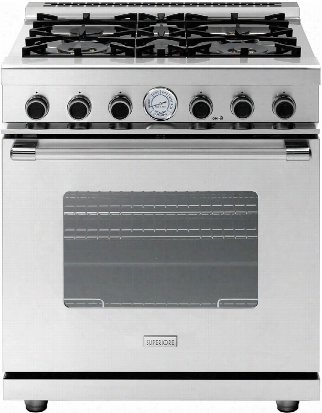 Rn301gcs-s-l 30" Next Series Freestanding Liquid Propane Gas Range With Classic Oven Door 4 Sealed Burners Convection Oven And 3 Oven Racks In Stainless