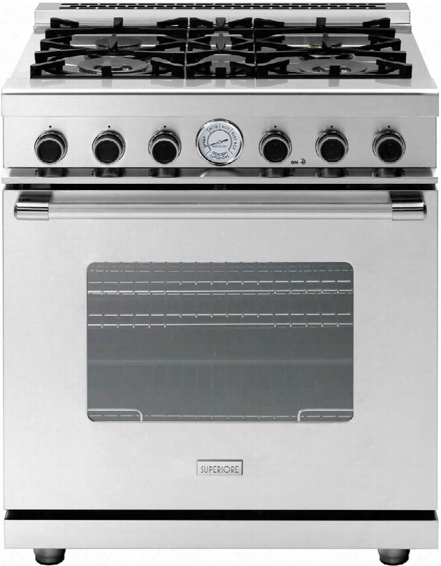 Rn301scss 30" Next Series Freestanding Dual Fuel Range With Classic Oven Door 4 Sealed Burners Cnvection Electric Oven And 3 Oven Racks In Stainless