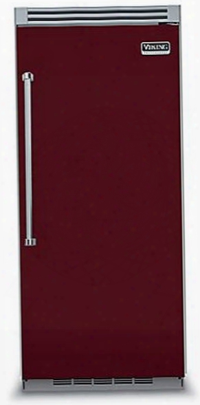 Viking Professional 5 Series Vcrb5363rbu 36 Inch Built-in Full Refrigerator With 4 Spillproof Glass Suelves, 5 Door Bins, Humidity Controlled Drawers, Plasmacluster Ion Air Purifier And Sabbath Mode: Burgundy, Right Hinge