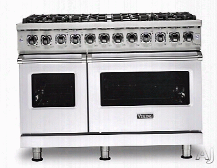 Viking Professional 5 Series Vdr5488bwh 48 Inch Dual Fuel Range With Truconvec␞ Convection Cooking, Vari-speed Dual Flow␞ Convection, Varisimmer␞, Rapid Ready␞ Preheat, Concealed Bake Element, Blackchrome␞ Metal Knobs, Gentle