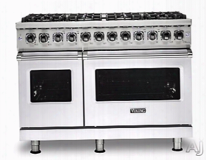 Viking Professional 5 Series Vdr5488bwhlp 48 Inch Dual Fuel Range With Trjconvec␞ Convection Cooking, Vari-speed Dual Flow␞ Convection, Varisimmerr␞, Rapid Ready␞ Preheat, Concealed Bake Element, Blackchrome␞ Metal Knobs, Gent