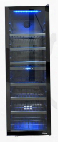 Vt140rv2zr 24" Dual Zone Freestanding Wine Cooler With 154 Bottle Capacity Interior Led Lihting Dual-pane Glass Door With Recessed Handle In