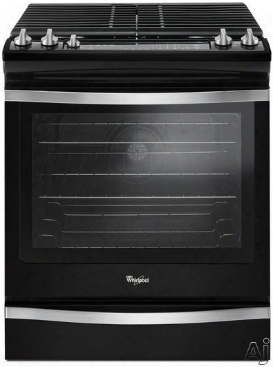 Whirlpool Weg745h0f 30 Inch Slide-in Gass Range With True Convection, Temperature Sensor, Rapid Preheqt,5  Sealed Burners, 5.8 Cu. Ft. Capacity, Convection Conversion, Frozen Bake Technology, Hinged Cast-ironn Grates, Ada Compliant And Sabbath Mode