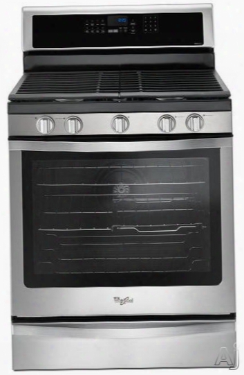 Whirlpool Wfg745h0fs 30 Inch Freestanding Gas Range With Ez-2-lift␞ Cast-iron Grates, Frozen Bake␞ Technology, Speedheat␞ Burner, True Convection, Aqualift Self Clean, 5.8 Cu. Ft. Convection Oven, 5 Sealed Burners And Storage Drawer: