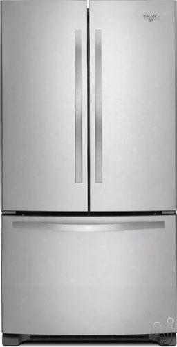 Whirlpool Wrf535smb 36 Inch French Door Refrigerator With Freshflow Produce Drawer, Temperature-controlled Pantry, Ice Maker, Gallon Door Storage, Frameless Glass Shelves, 24.8 Cu. Ft. Capacity And Energy Star