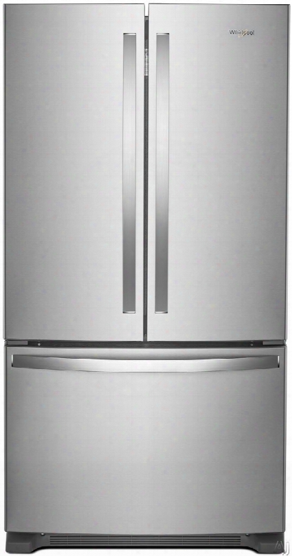 Whirlpool Wrf535smh 36 Inch French Door Refrigerator With Freshflow␞produce Preserver, Accu-chill␞ Temperature Management, Humidity-controlled Crispers, Temperature-controlled Deli Drawer, Frameless Glass Shelves, Gallon Door Bins, Energy Sta