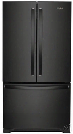 Whirlpool Wrf540cwhb 36 Inch Counter Depth French Door Refrigerator With Freshflow␞ Produce Preserver, Accu-chill␞ Temperature Management, Interior Water Dispenser, Humidity-controlled Crispers, Everydrop␞ Water Filtration, Temperature-c