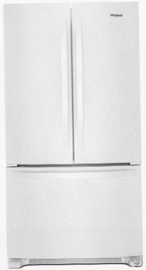 Whirlpool Wrf540cwhw 36 Inch Counter Depth French Door Refrigerator With Freshflow␞ Produce Preserver, Accu-chill␞ Temperature Management, Interior Water Dispenser, Humidity-controlled Crispers, Everydrop␞ Water Filtration, Temperature-c
