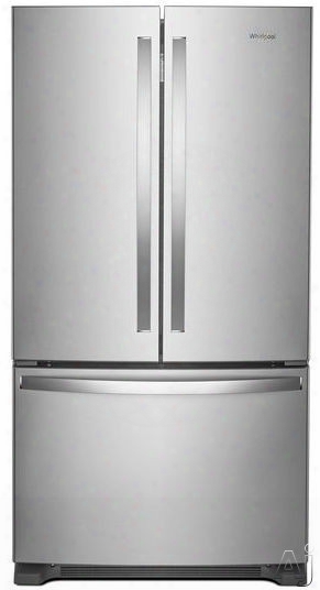 Whirlpool Wrf540cwhz 36 Inch Counter Depth French Door Refrigerator With Freshflow␞ Prodduce Preserver, Accu-chill␞ Temperature Management, Interior Water Dispenser, Humidity-controlled Crispers, Everydrop␞ Water Filtration, Temperature-c