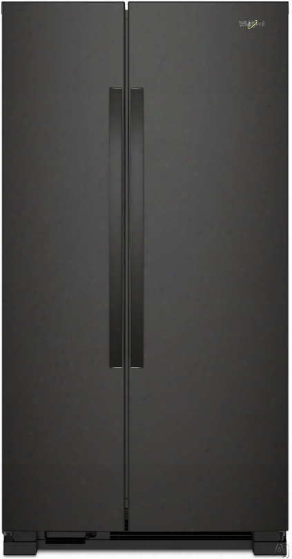 Whirlpool Wrs312snh 33 Inch Side-by-side Refrigerator With Adjustable Gallon Bins, Humidity-controlled Crisper, Spillproof Glass Shelves, Led Interior Lighting, Hidden Hinges, Electronic Temperature Controls, Adaptive Defrost And 21.7 Cu. Ft. Capacity