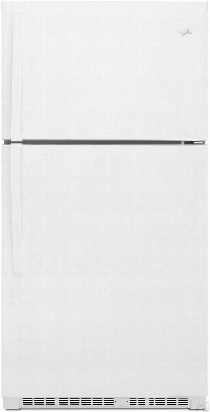 Whirlpool Wrt541szdw 33 Inch Top-freezer Refrigerator With Flexi-slide Bin, Energy Star, Humidity Controlled Crisper Drawers, Gallon Door Storage, Led Interior Lighting, Ada Compliant And 21.3 Cu. Ft. Capacity: White